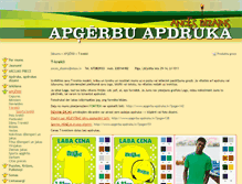 Tablet Screenshot of apgerbu-apdruka.lv